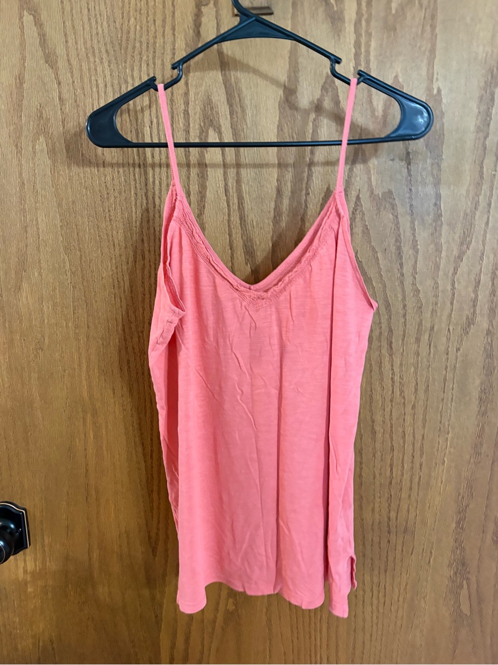 Old Navy Coral Spaghetti Strap V-Neck Camisole